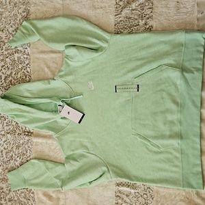 Nike 1X Funnel-Neck Hooded Sweatshirt Pit up to 30" ; Length 27"